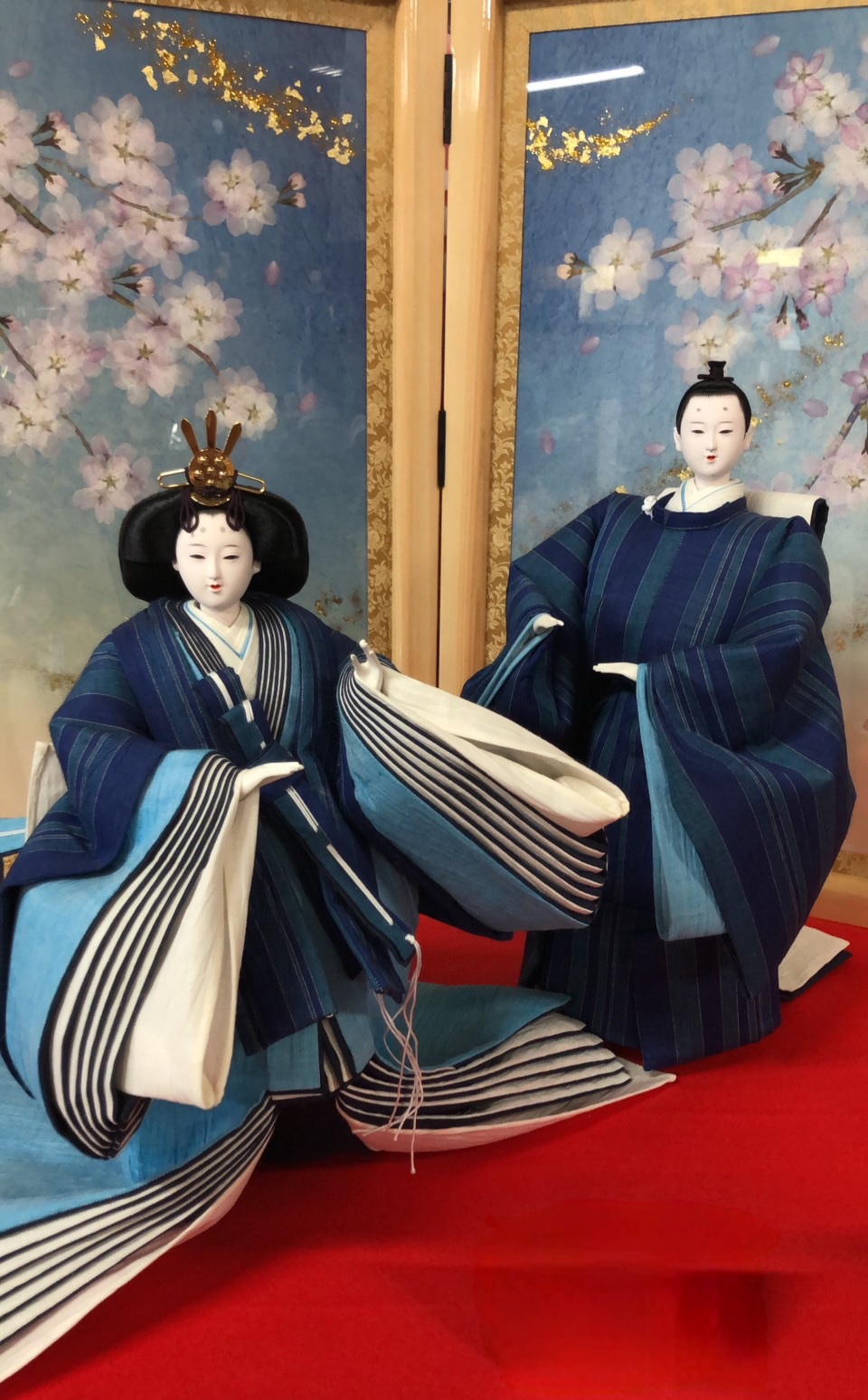 涼しげな 青 の雛人形 ① | ひなや