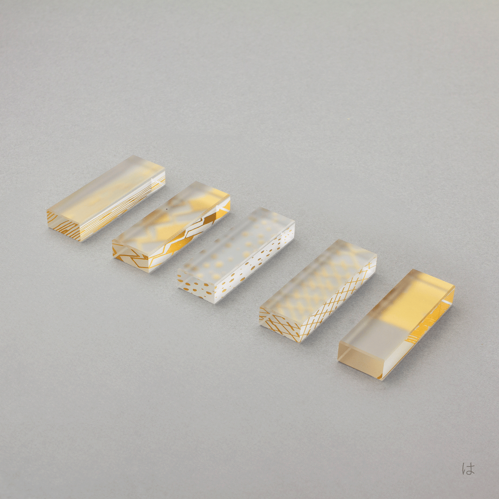 箔 はしおき 木箱入り5個セット | toumei online store