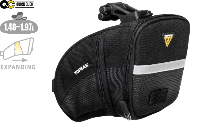 サドルバック｜トピーク - AERO WEDGE PACK (QUICKCLICK®) – L