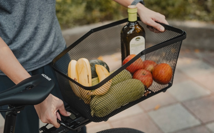 自転車用リアバスケット｜トピーク - URBAN BASKET REAR