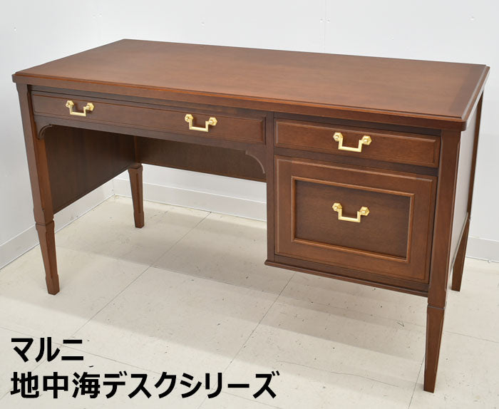 中古】マルニ 地中海シリーズデスク 片袖机 W1200 2023101802【中古
