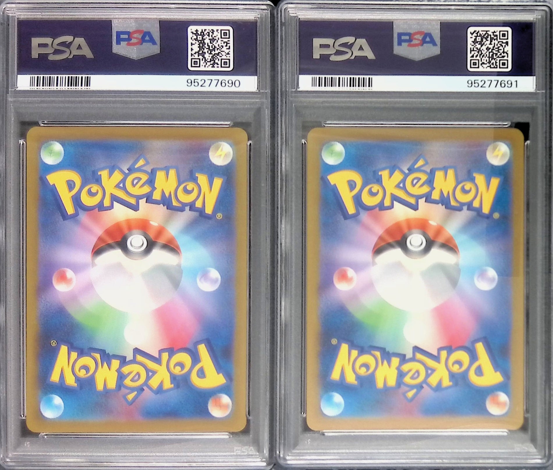 ビリリダマ・マルマイン 2連番 マスターボール柄 PSA10 100/101/165