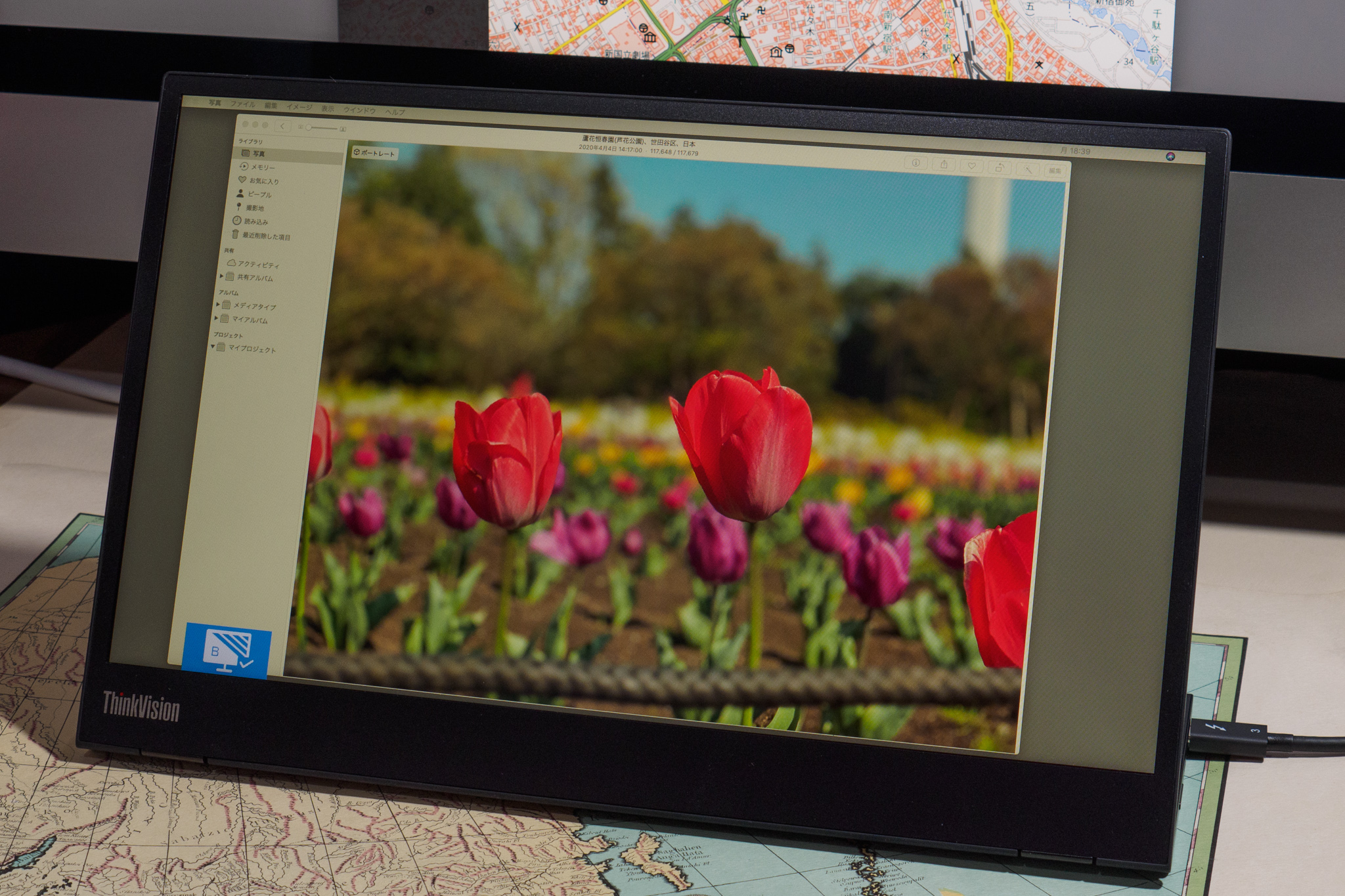 レビュー】モバイルモニターThinkVision M14