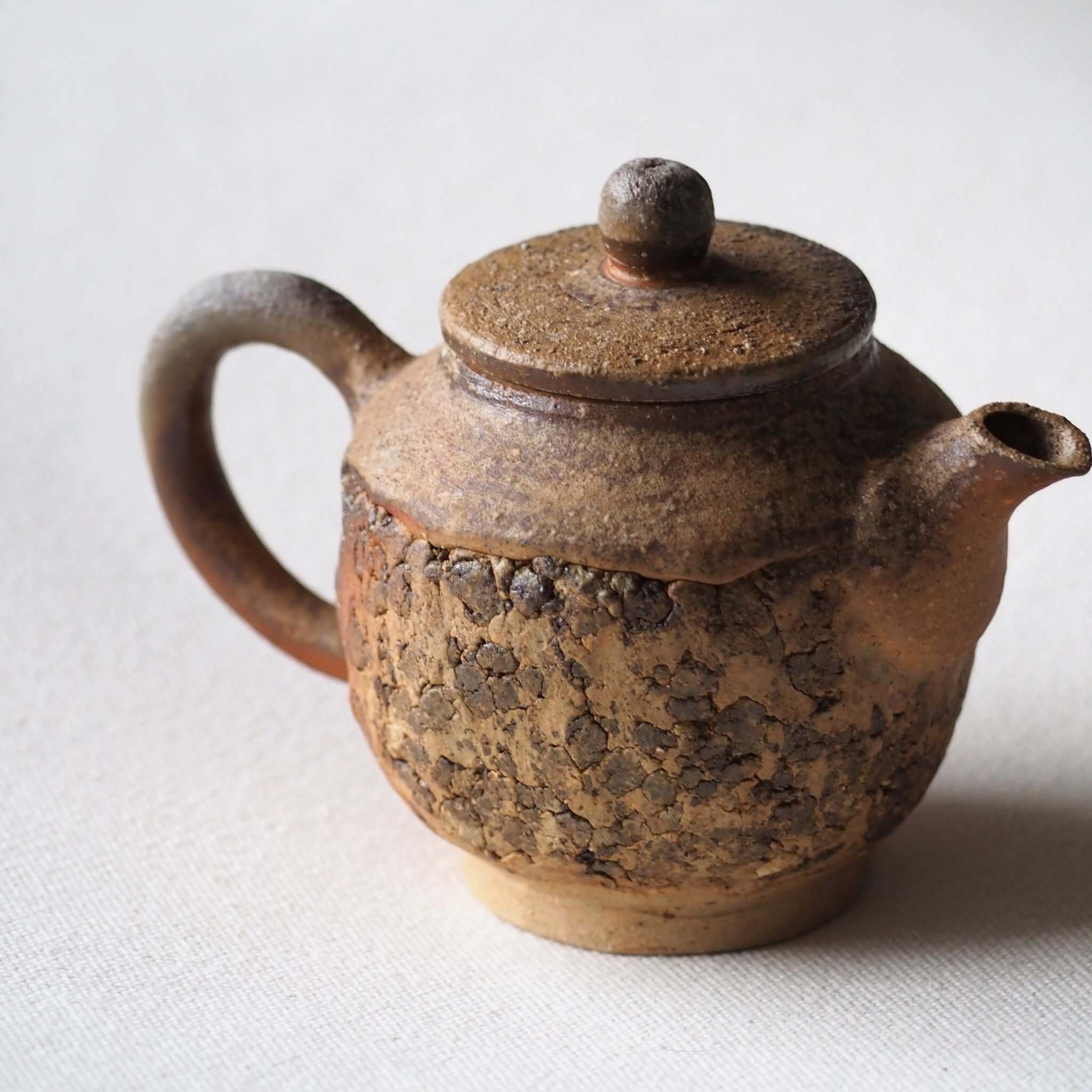 備前焼 細川敬弘作 礫急須 B [東山堂煎茶器店 オンラインショップ