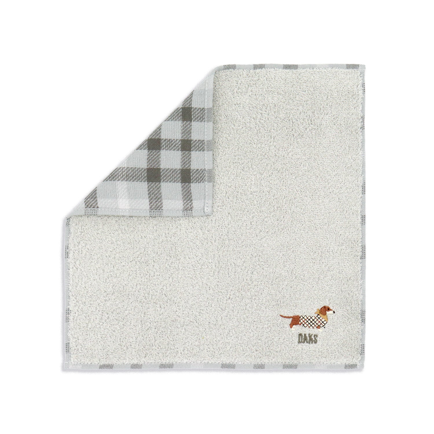 DAKS』ハウスチェックドッグ タオルハンカチ – タオル美術館公式