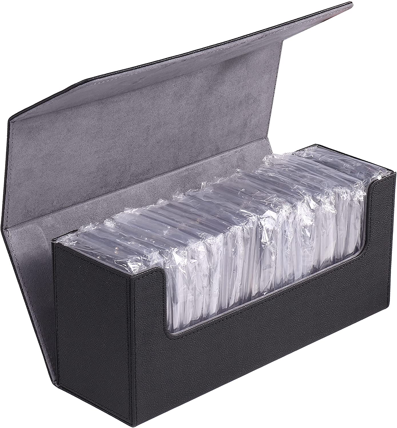 おもちゃの神様 大容量 デッキケース PUレザー ワンタッチマグネット