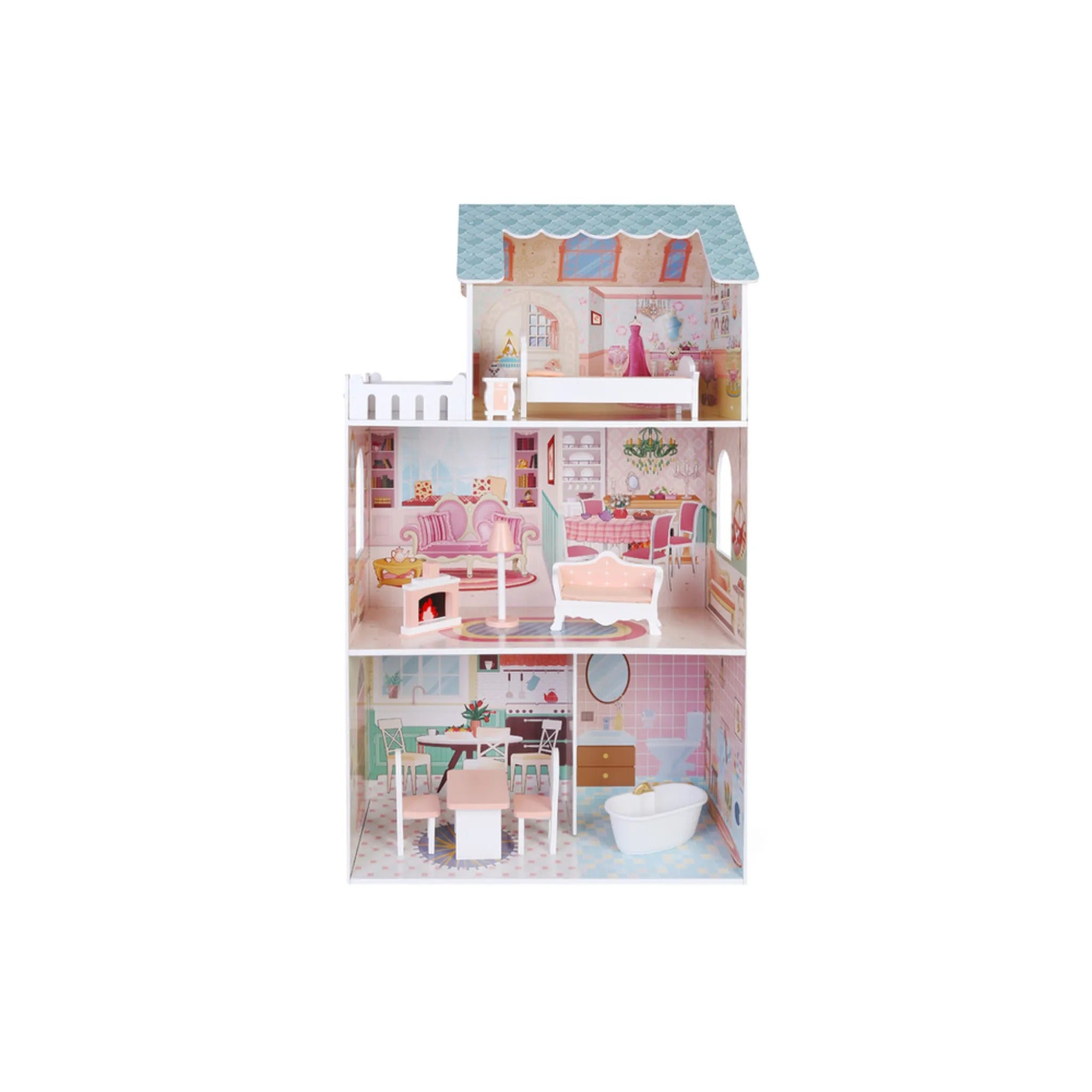 Leia Doll House With Furniture 9 Pieces – Toy Kingdom South Africa