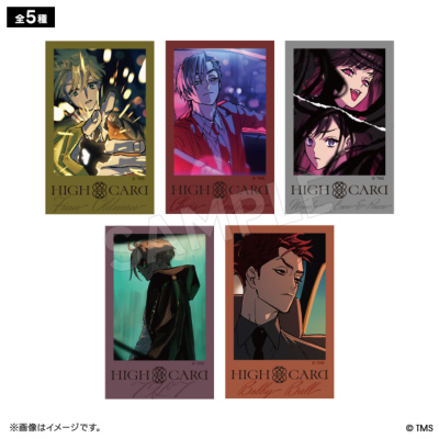 HIGH CARD ミニフォトカードコレクション vol.2 Showdown!! ver.（全5
