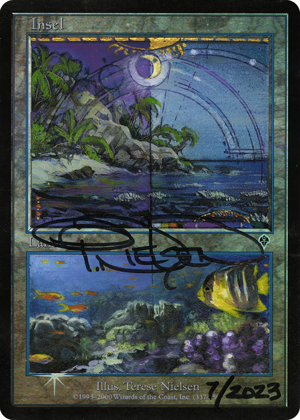 Painted, FOIL Playable Invasion Island (German Edition) • Terese