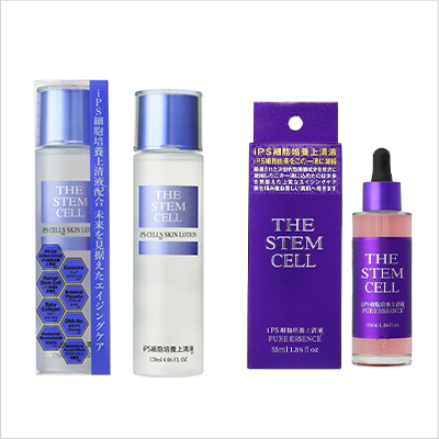 THE STEM CELL iPS CELLS ローション・エッセンス2種4個 ためせる｜V