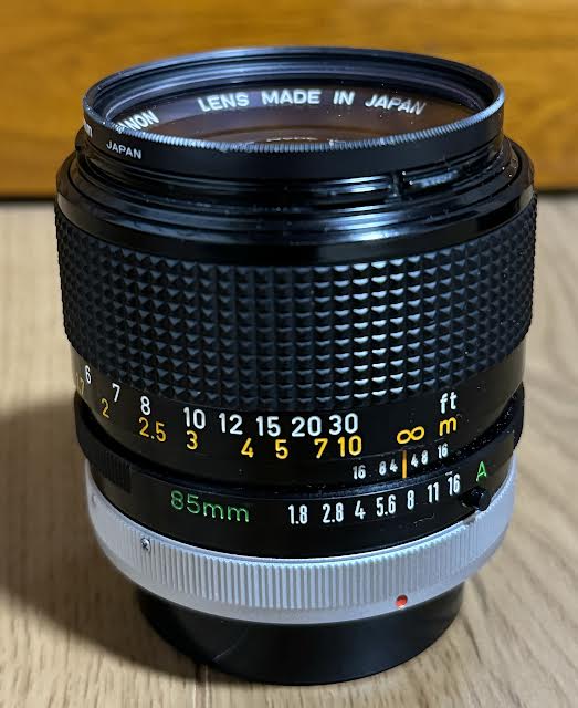 Canon FD 85mm F1.8 S.S.C レビュー | 赤城山をもっと!!