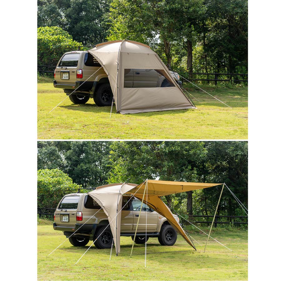 楽天市場】オガワ ogawa カーサイドシェルターT/C 2338 [デイキャンプ