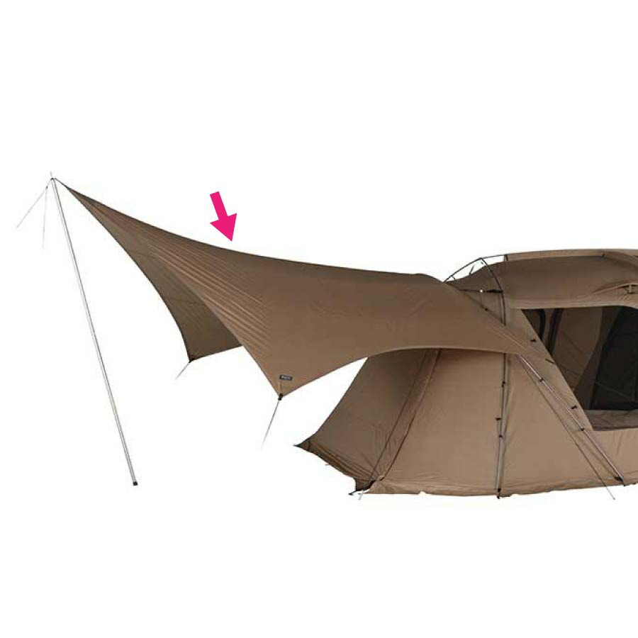 楽天市場】スノーピーク snow peak コネクトタープ ヘキサ Pro.air FES