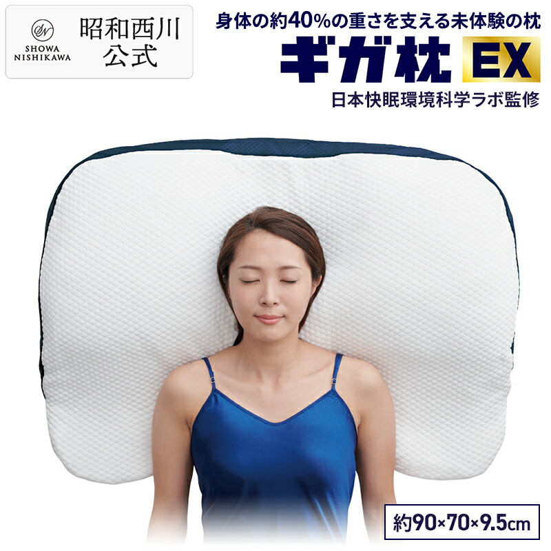 楽天市場】【公式】ギガ枕 西川 DR-10000 約90×70×9.5cm 枕 調整可能