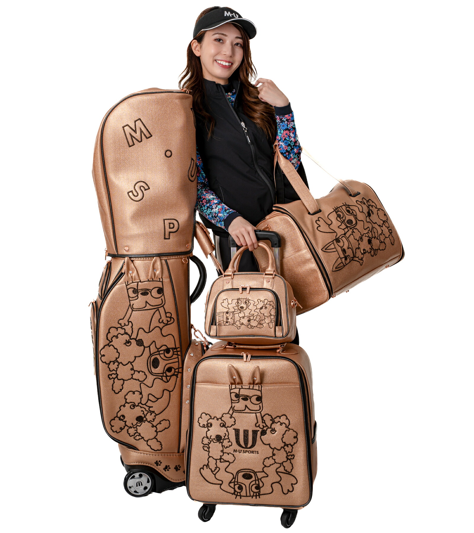 楽天市場】muスポーツ キャディバッグ キャスターの通販