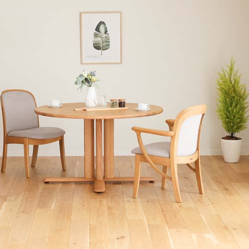 楽天市場】飛騨家具 shirakawa シラカワ NEO ネオテーブル 円形 1本脚