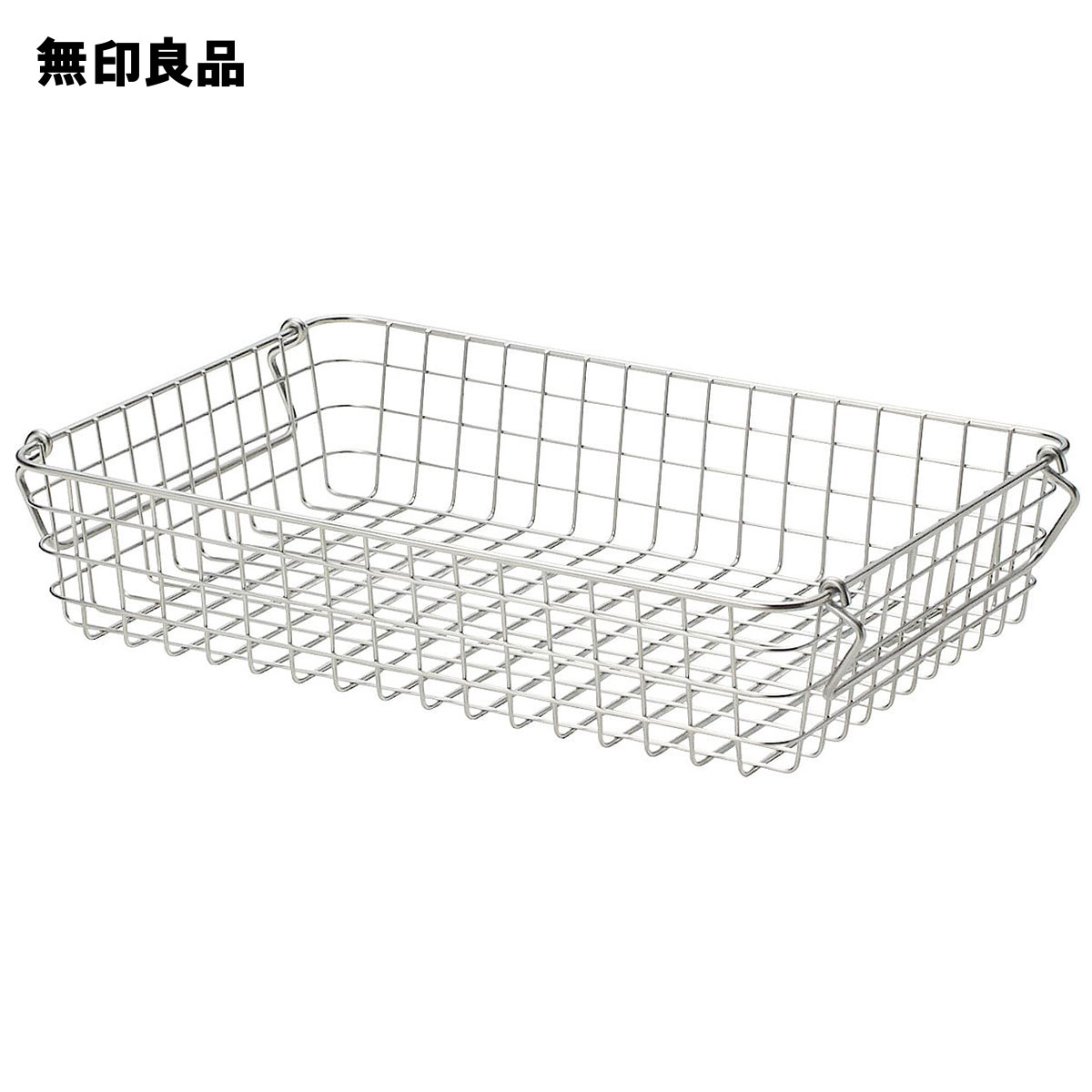 楽天市場】ステンレスワイヤーバスケット2 約幅37×奥行26×高さ