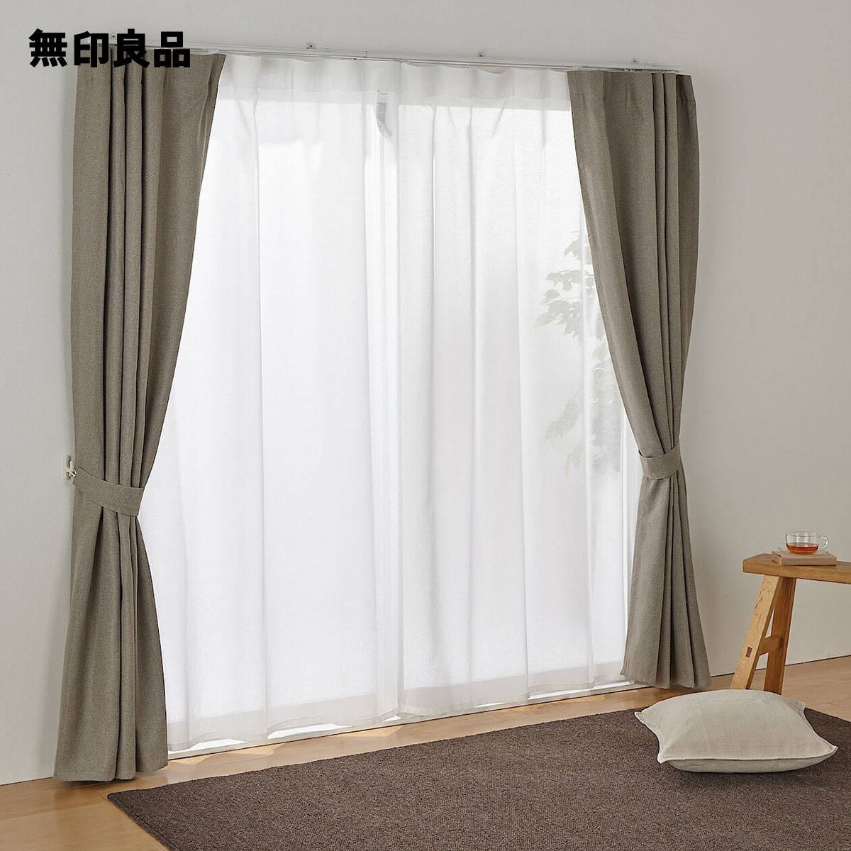 楽天市場】ポリエステルスラブボイルノンプリーツカーテン・幅100