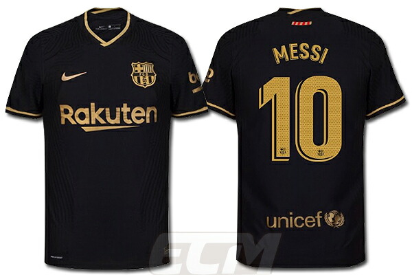 楽天市場】【オススメ】FCバルセロナ アウェイ 半袖 10番 リオネル