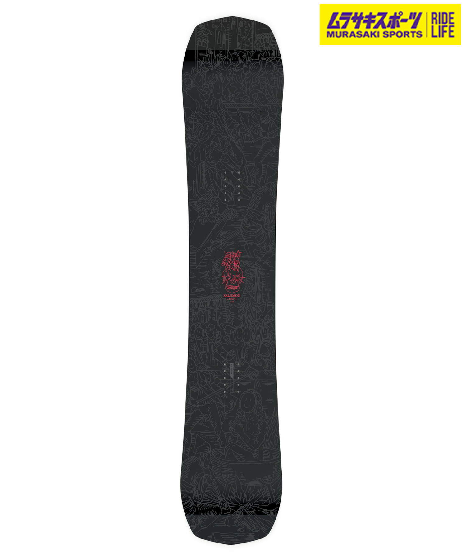 楽天市場】SALOMON サロモン スノーボード 板 メンズ CRAFT ムラサキ