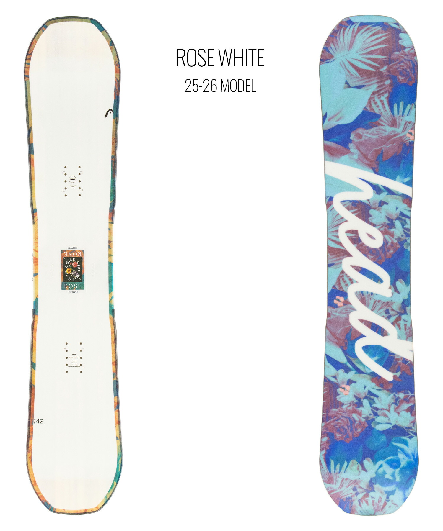 楽天市場】HEAD ヘッド スノーボード 板 レディース ROSE WHITE