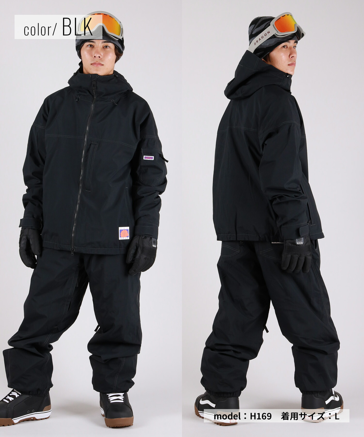 楽天市場】スノーボード ウェア 686（カラーブラック）（メンズウェア