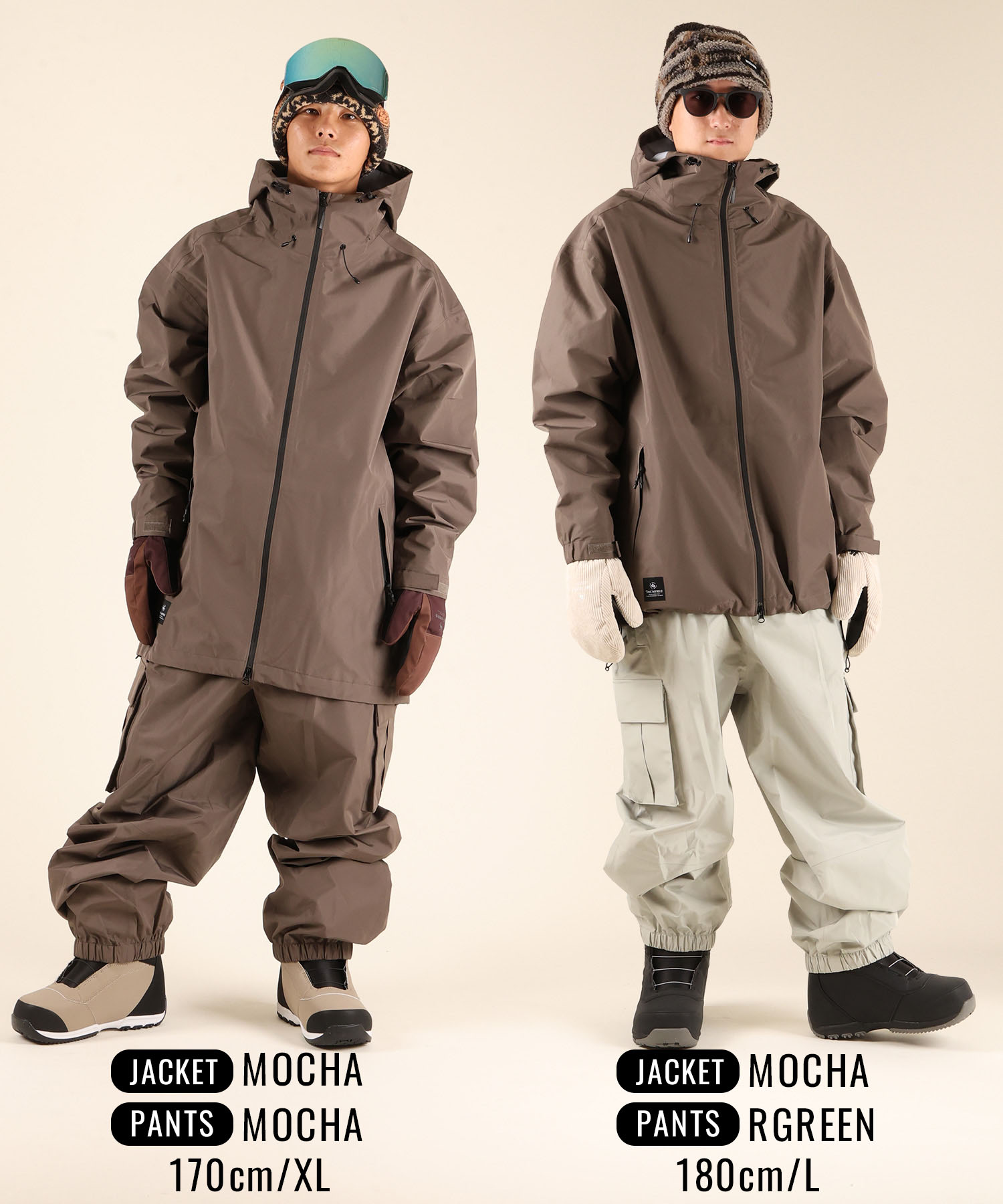 楽天市場】スノボウェア 2点セット ユニセックス THREE WEATHER スリー