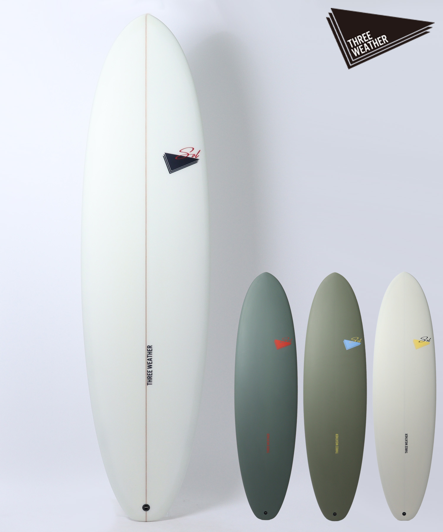 楽天市場】THREE WEATHER スリーウェザー SOL ソル サーフボード
