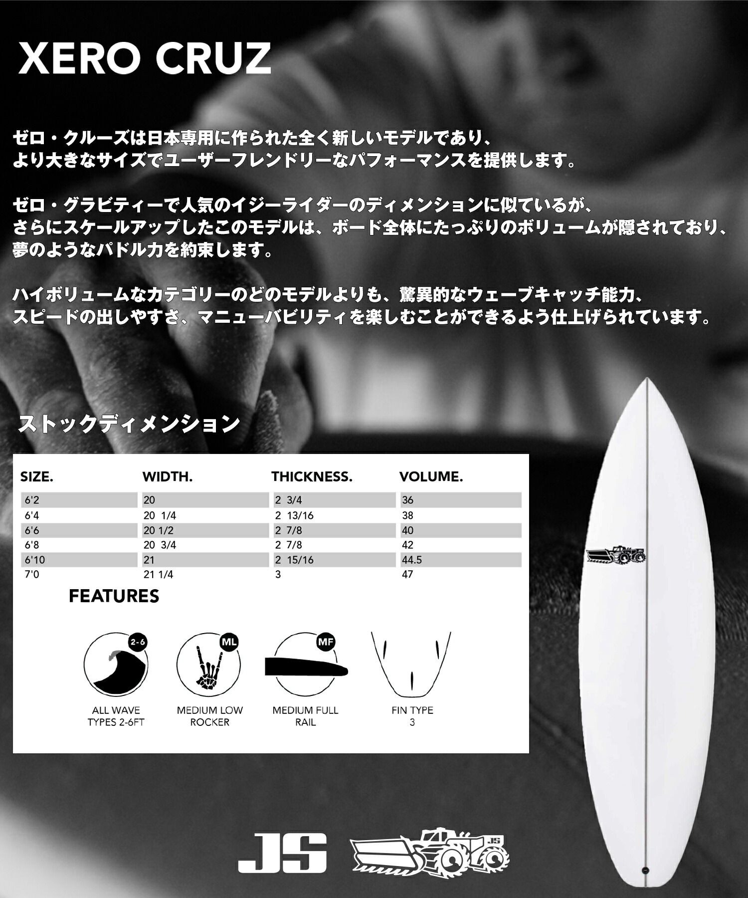 楽天市場】JS INDUSTRIES ジェイエスインダストリー XERO CRUZ PU ゼロ