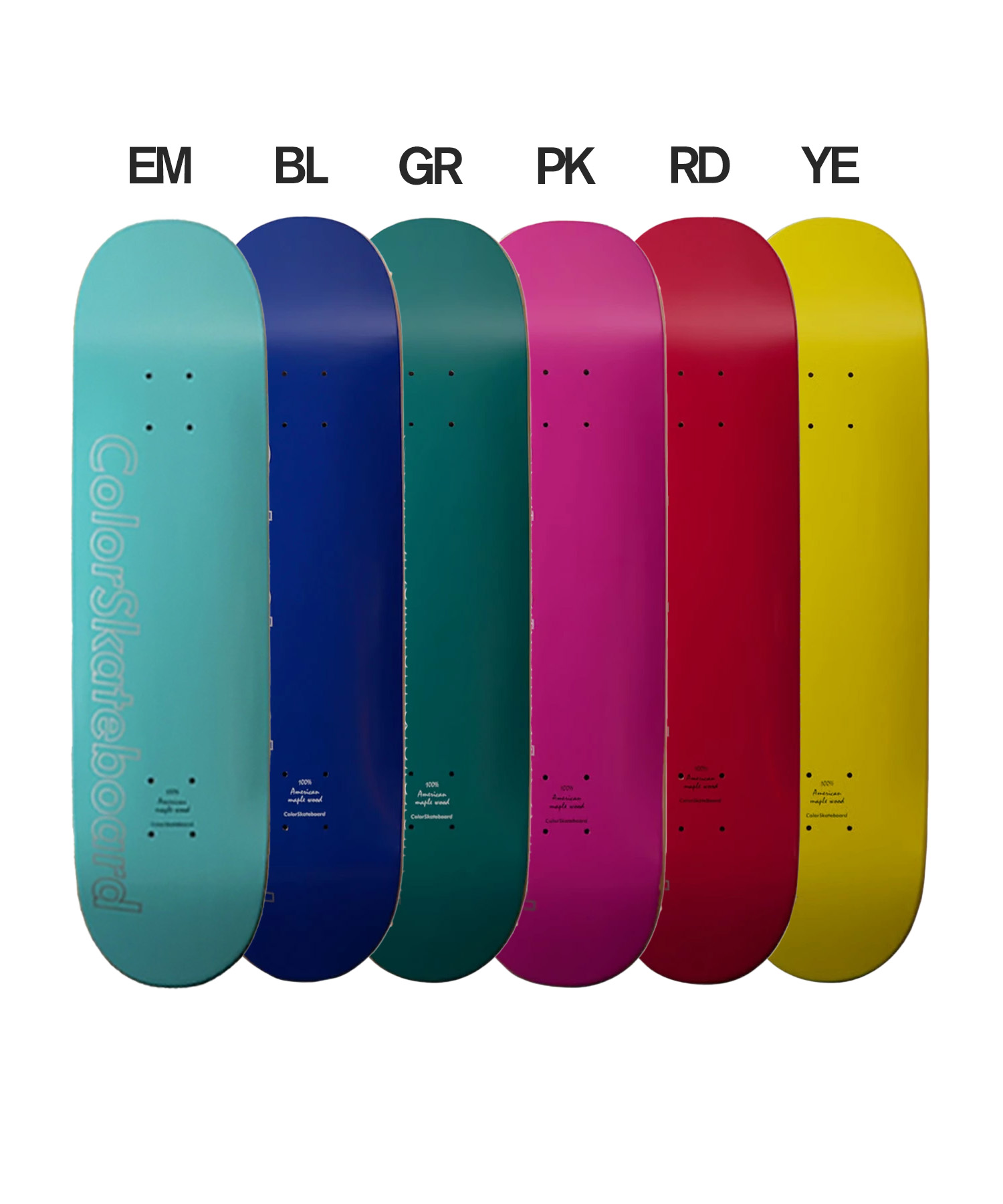 楽天市場】ColorSkateboard カラースケートボード スケートボード