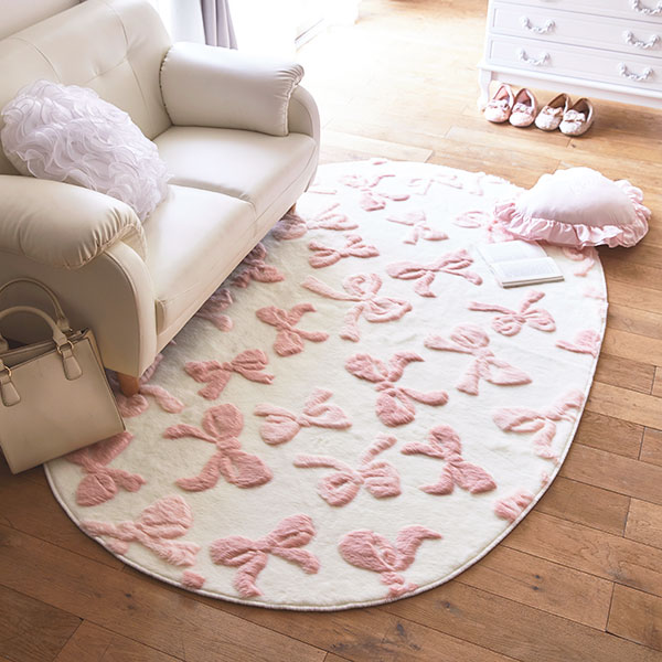 楽天市場】【エントリーでP5倍！4日20時-11日2時】ふわふわリボンラグ