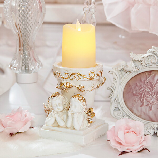 楽天市場】エンジェルLEDキャンドル（仲良し）｜姫系 かわいい