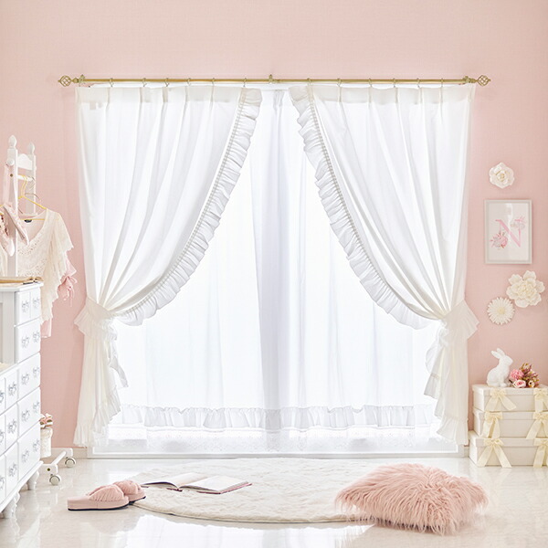 楽天市場】ロマンティックプリンセス カーテンの通販