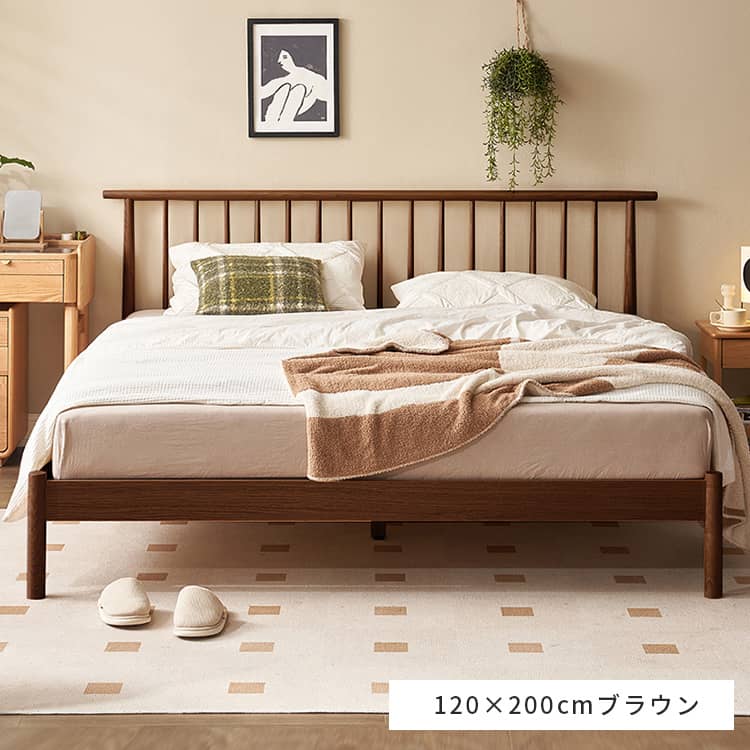 楽天市場】割引品 ベッド ベッドフレーム 幅120cm セミダブル 150cm