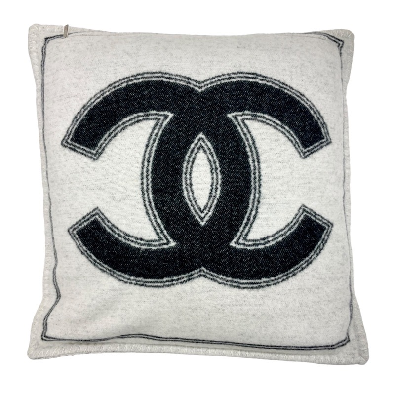 楽天市場】シャネル CHANEL ウール ブラック ホワイト ココマーク ロゴ