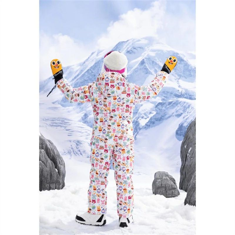 楽天市場】スキーウェア オールインワン 可愛い キッズ つなぎ