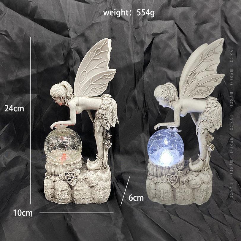 楽天市場】500円OFFクーポン ガーデンオーナメント 花の妖精 天使の