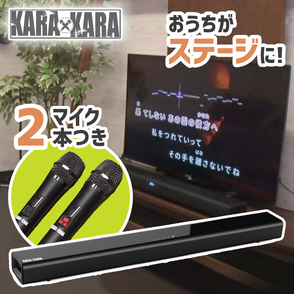 楽天市場】KARAKARA ( カラカラ ） 本格家庭用カラオケ サウンドバー