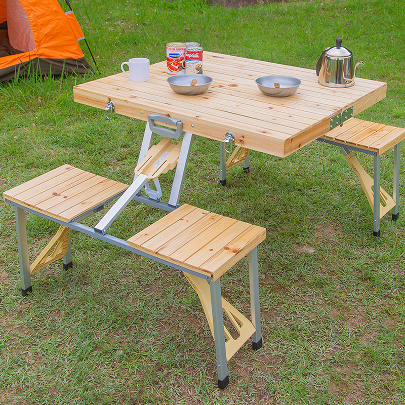 楽天市場】アウトドアテーブル 木製 折り畳み おしゃれ アウトドア