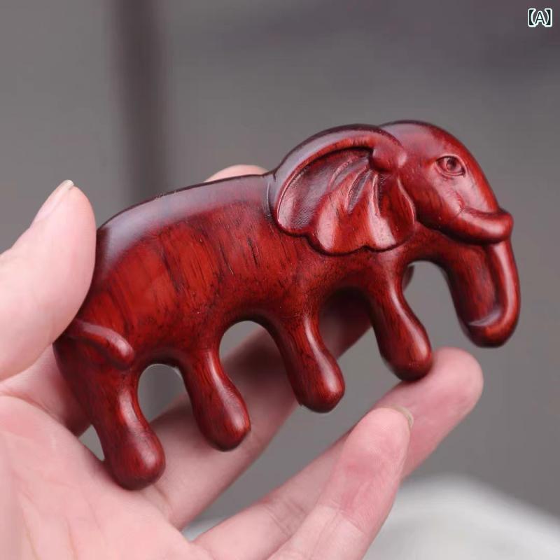 楽天市場】かっさ マッサージコーム 紫檀製 象 五本歯 頭皮ケア 目元