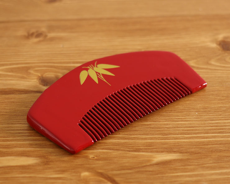楽天市場】「花しおり」髪飾り（櫛・コーム）- 桜櫛（朱赤/5843-1