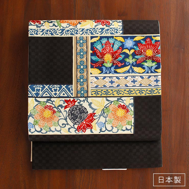 楽天市場】＼スーパーSALE開催中!／[召しませ花 名古屋帯] 染め 京袋帯