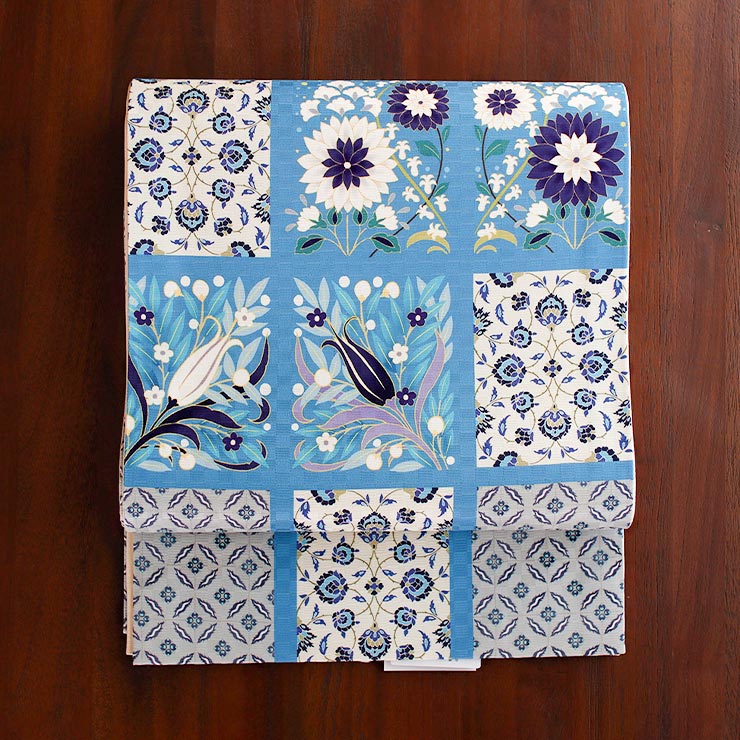 楽天市場】＼スーパーSALE開催中!／[正絹 名古屋帯] 召しませ花 一重