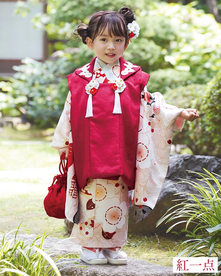 楽天市場】[ 最高級 ] 七五三 被布 3才用 女児 着物 セット 被布
