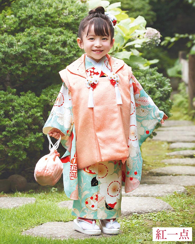 楽天市場】[ 最高級 ] 七五三 被布 3才用 女児 着物 セット 被布