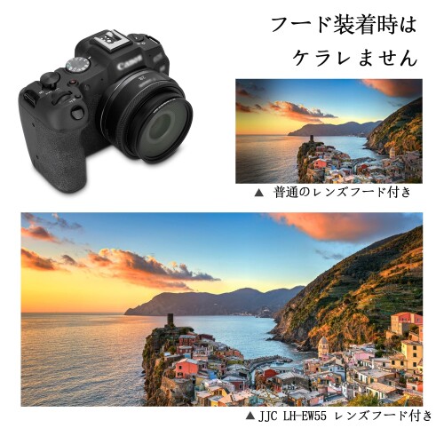 楽天市場】JJC EW-55 レンズフード ねじ込む式 フード Canon RF 28mm