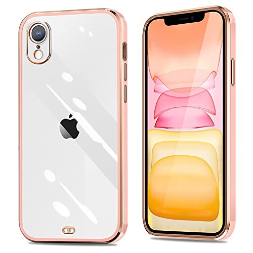 楽天市場】fuweisitong 用の iPhone XR ケース クリア 耐衝撃 透明 TPU
