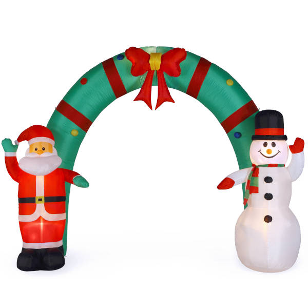 楽天市場】エアーディスプレイアーチ サンタ＆スノーマン【クリスマス