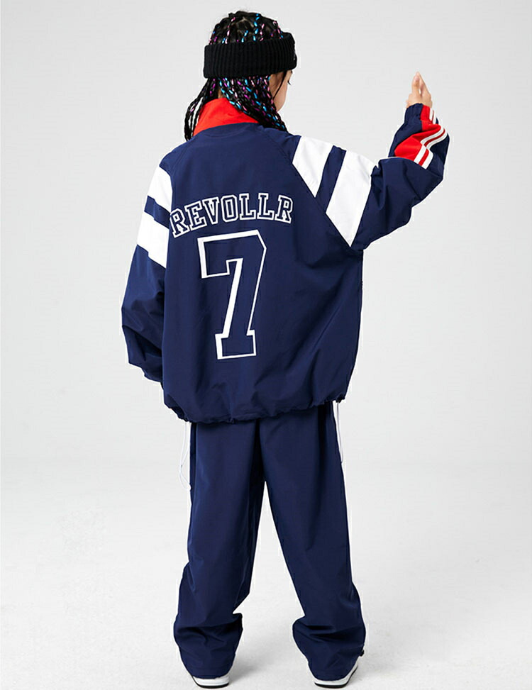 楽天市場】ネイビー キッズ ダンス 衣装 セットアップ 赤 ジャージ