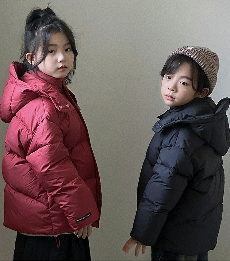 楽天市場】キッズジャケット ワインレッド 黒 ブラウン ダウン